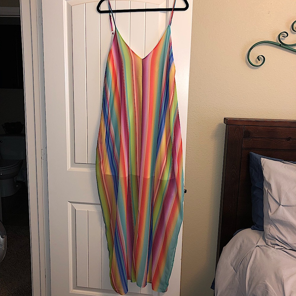 Rainbow Maxi Dress